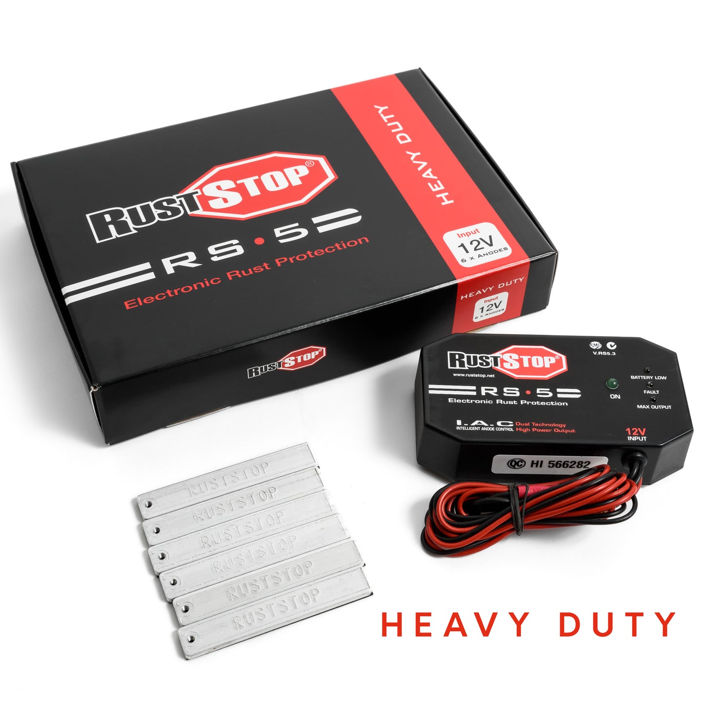 RustStop RS-5 (12V) Heavy Duty Electronic Rust Protection