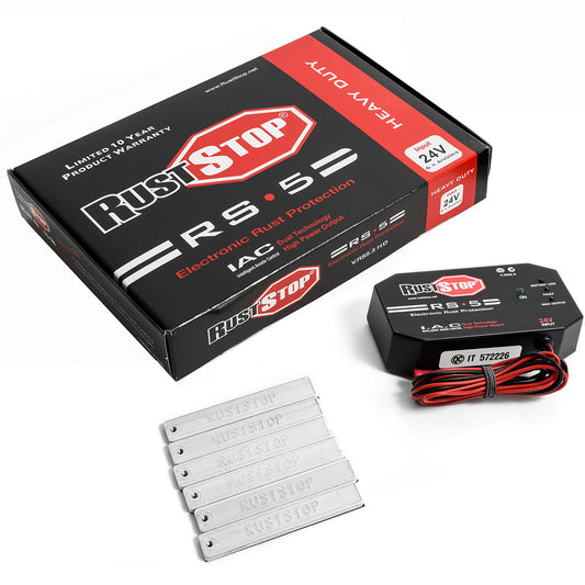 RustStop RS-5 (24V) Heavy Duty Electronic Rust Protection System