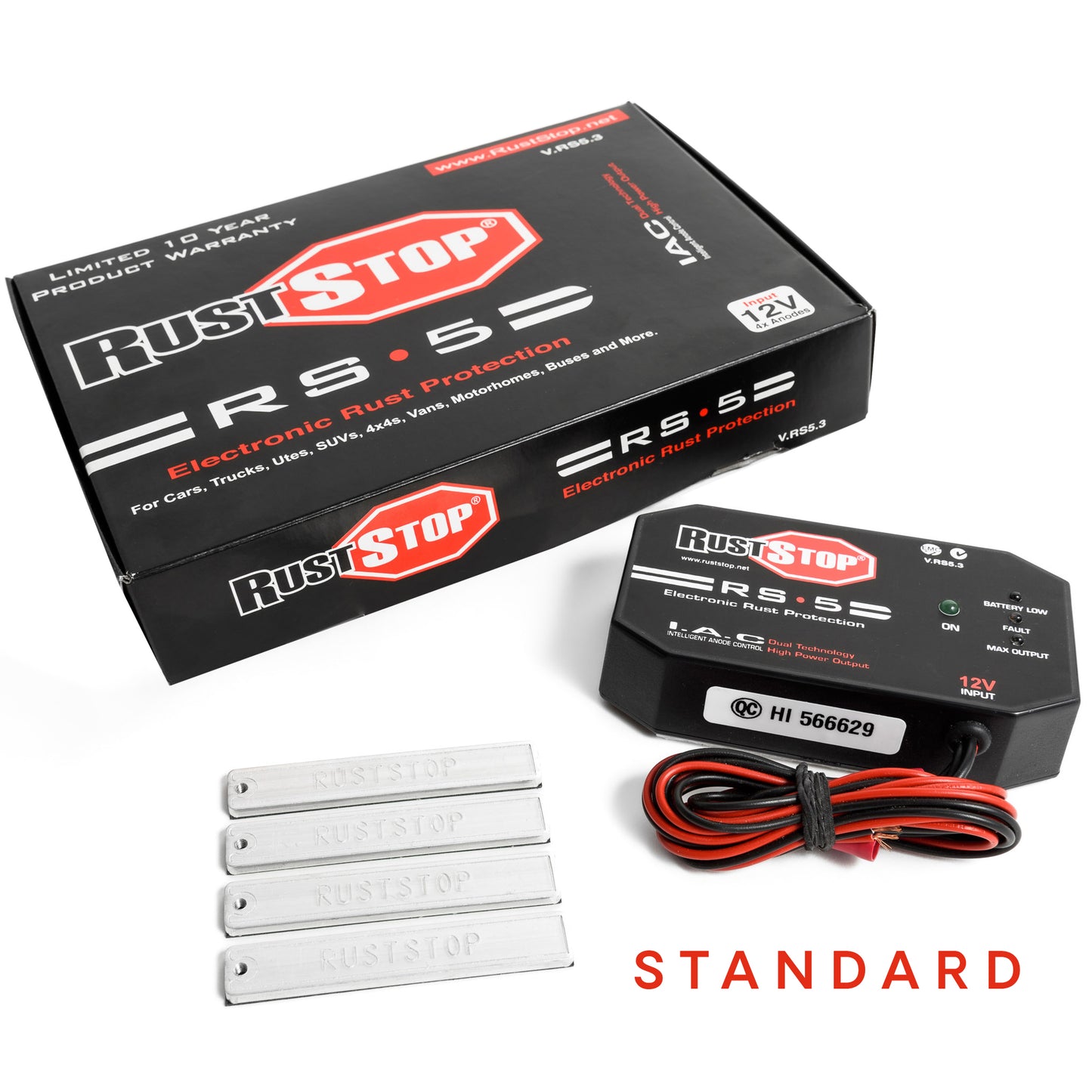 RustStop RS-5 (12V) Standard Electronic Rust Protection